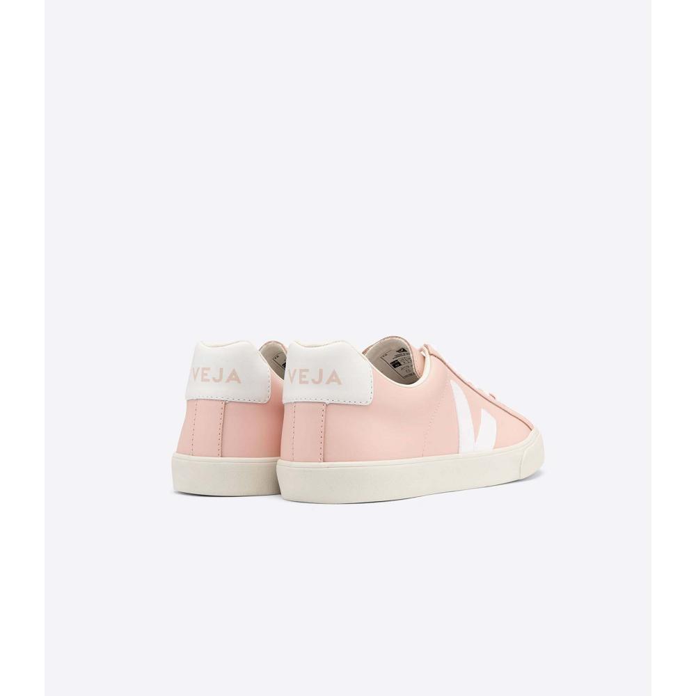 Veja ESPLAR LEATHER Sneakers Dames Roze | BE 615CTV